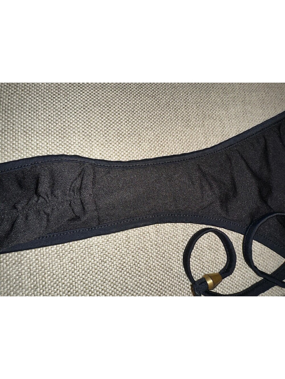 Women's Black Sequin Halter Bikini Swimsuit Size L - Picture 2 of 12